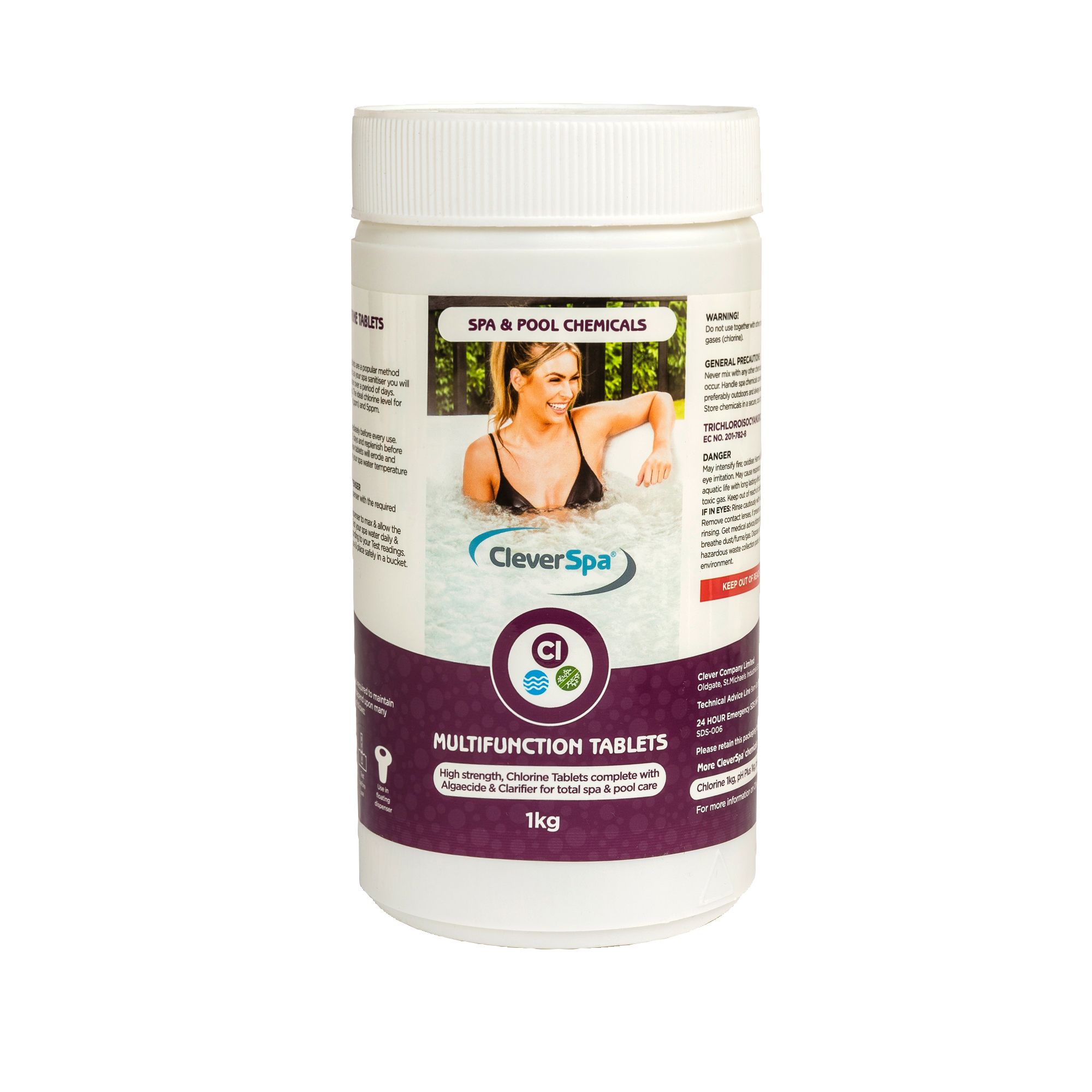 CleverSpa Hot tub & swim spa Chlorine tablets 1kg