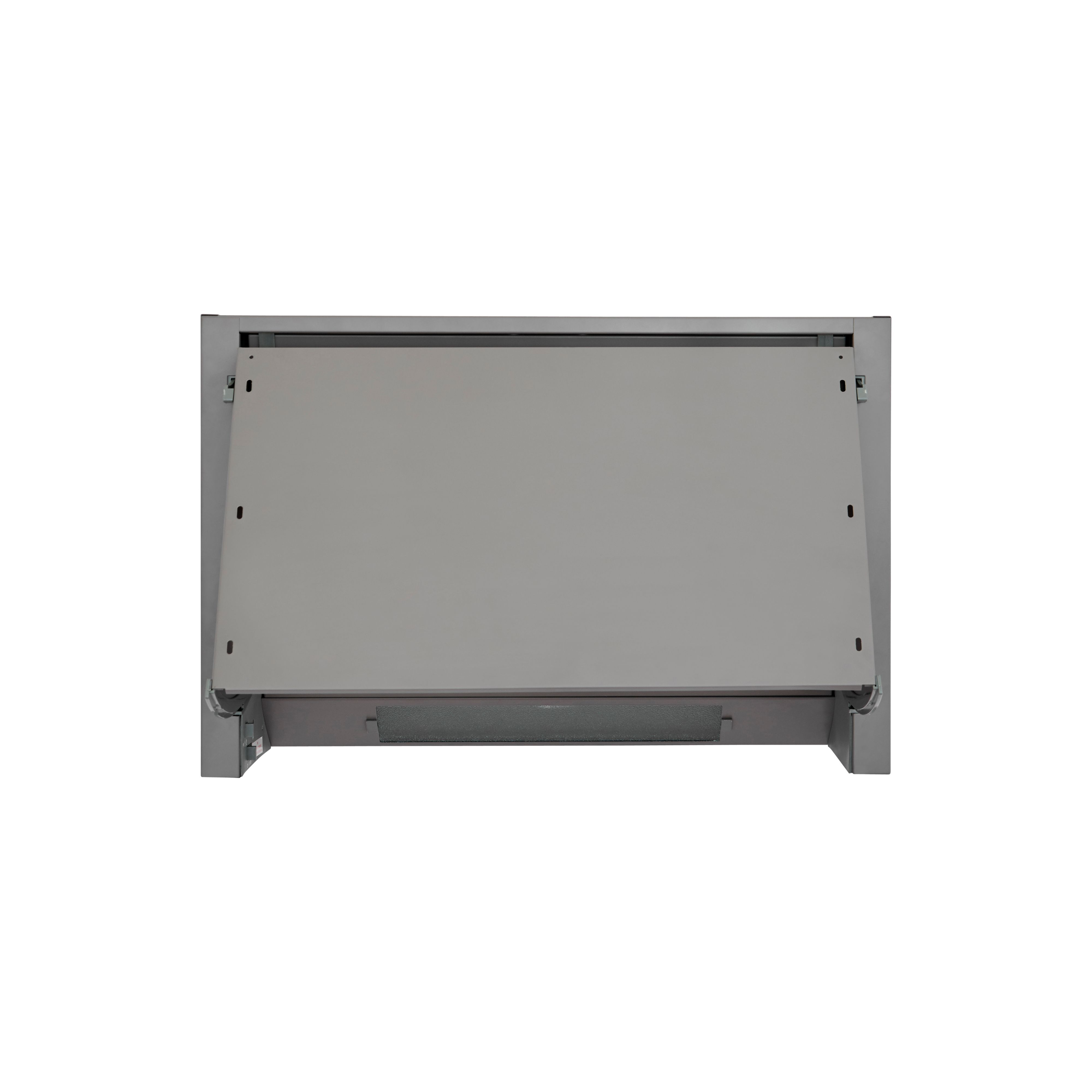 Integrated cooker deals hood door