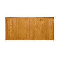 Closeboard 3ft Wooden Fence panel (W)1.83m (H)0.91m, Pack of 5