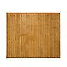 Closeboard 5ft Wooden Fence panel (W)1.83m (H)1.52m, Pack of 4