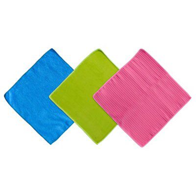 Multicolour Microfibre Multi-purpose Cloth, Pack of 50