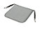 Cocos Griffin grey Plain Square Seat pad (L)38cm x (W)38cm