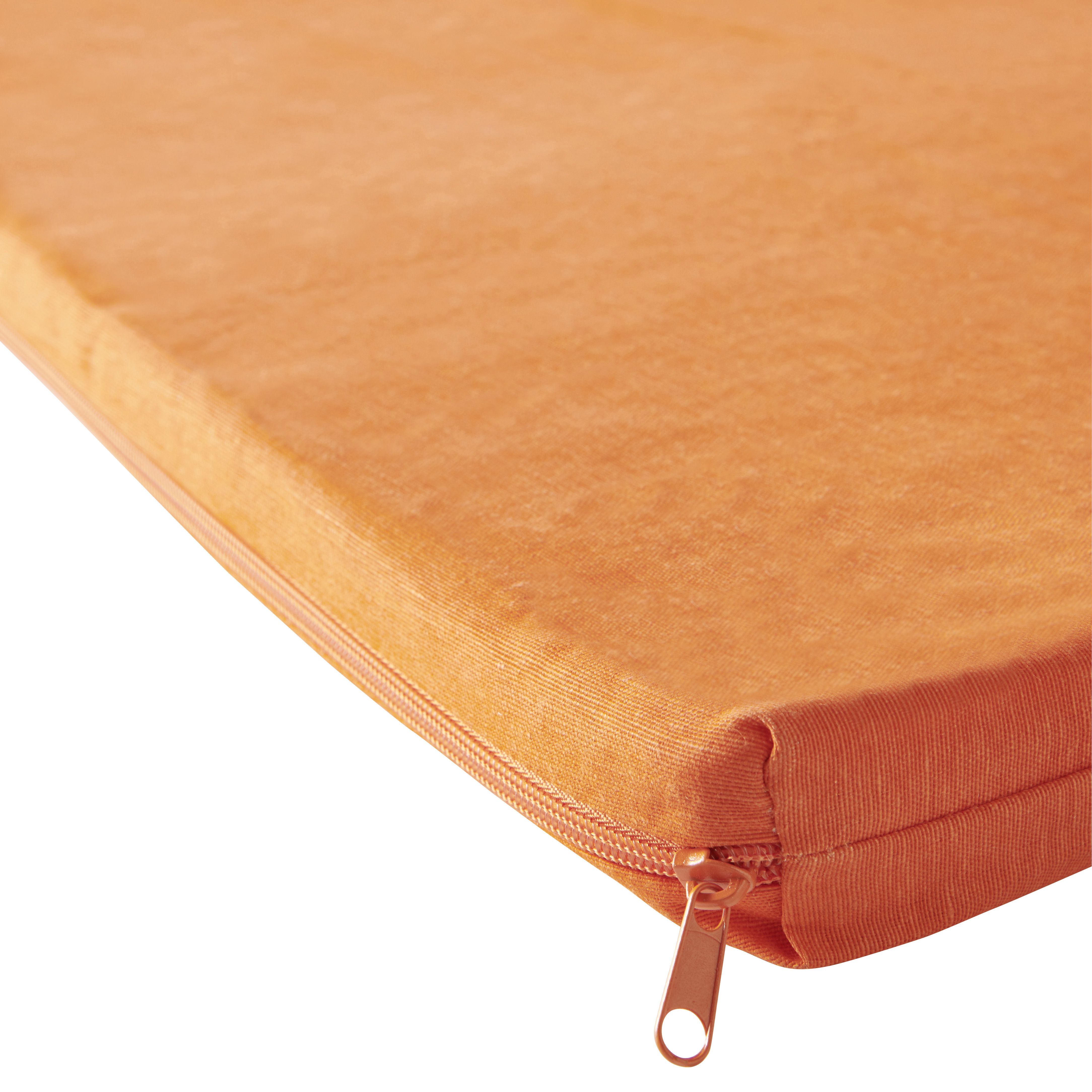 Cocos Mandarin orange Sunlounger cushion (L)185cm