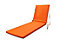 Cocos Mandarin orange Sunlounger cushion (L)185cm