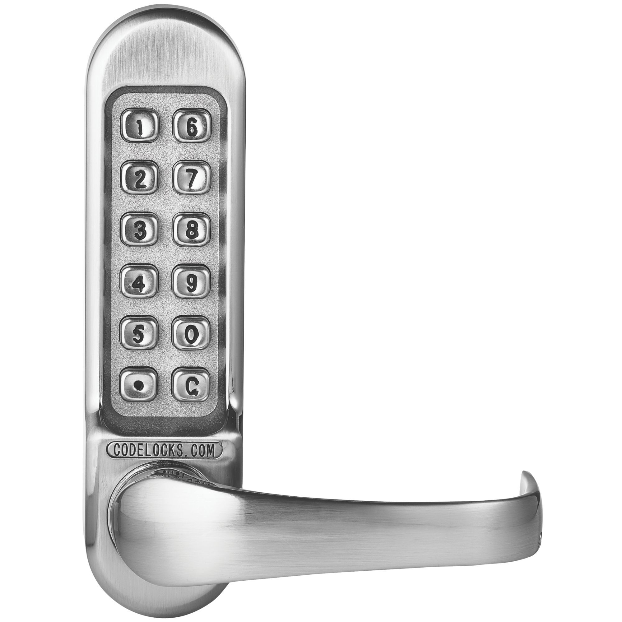 Codelocks Physical vapor deposition-coated (PVD-coated) Stainless steel Push-button lock