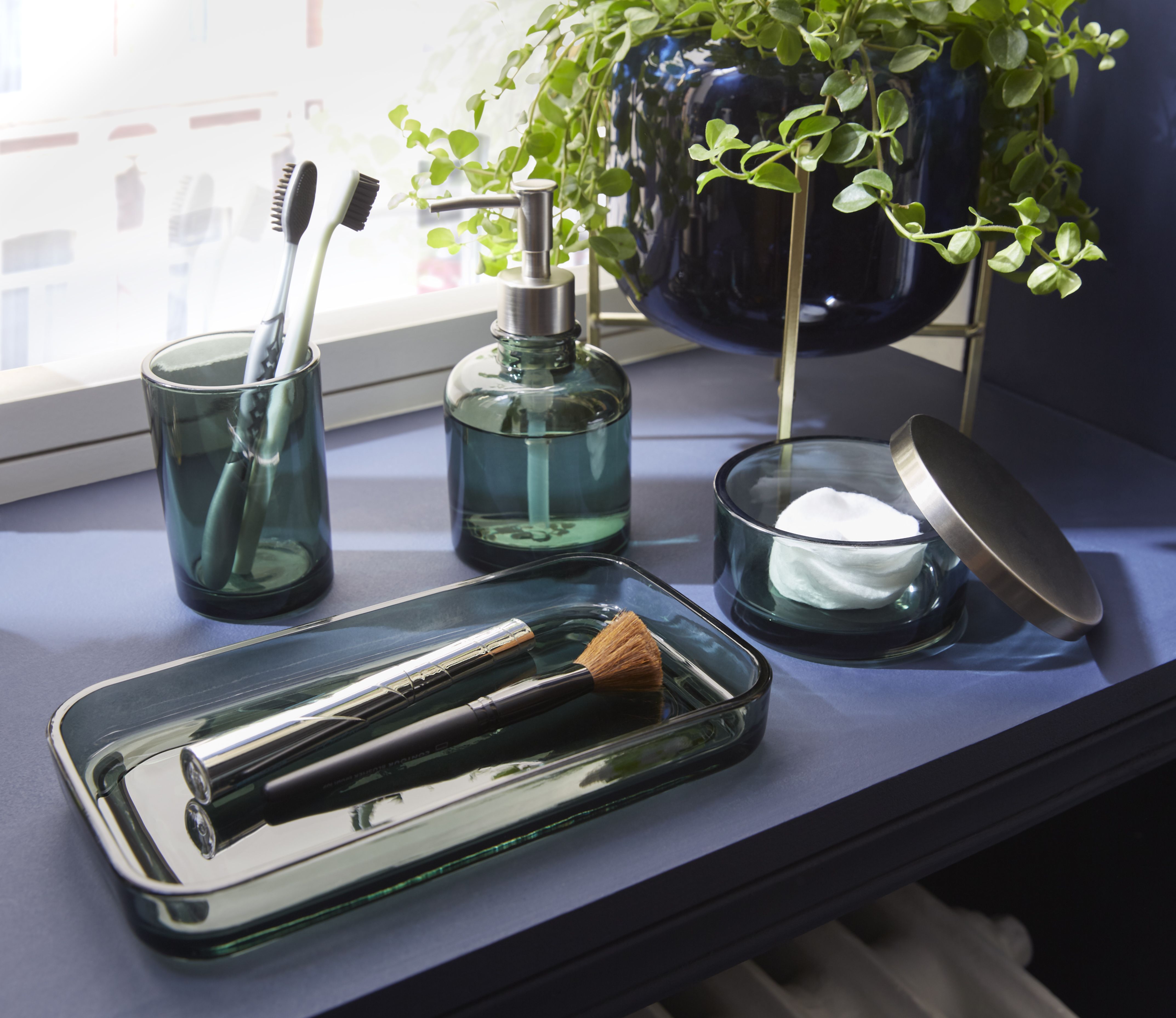 Cokun Tanera Gloss Green Glass Tumbler