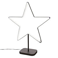 Cold white LED White Star Silhouette (H) 630mm