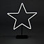 Cold white LED White Star Silhouette (H) 630mm