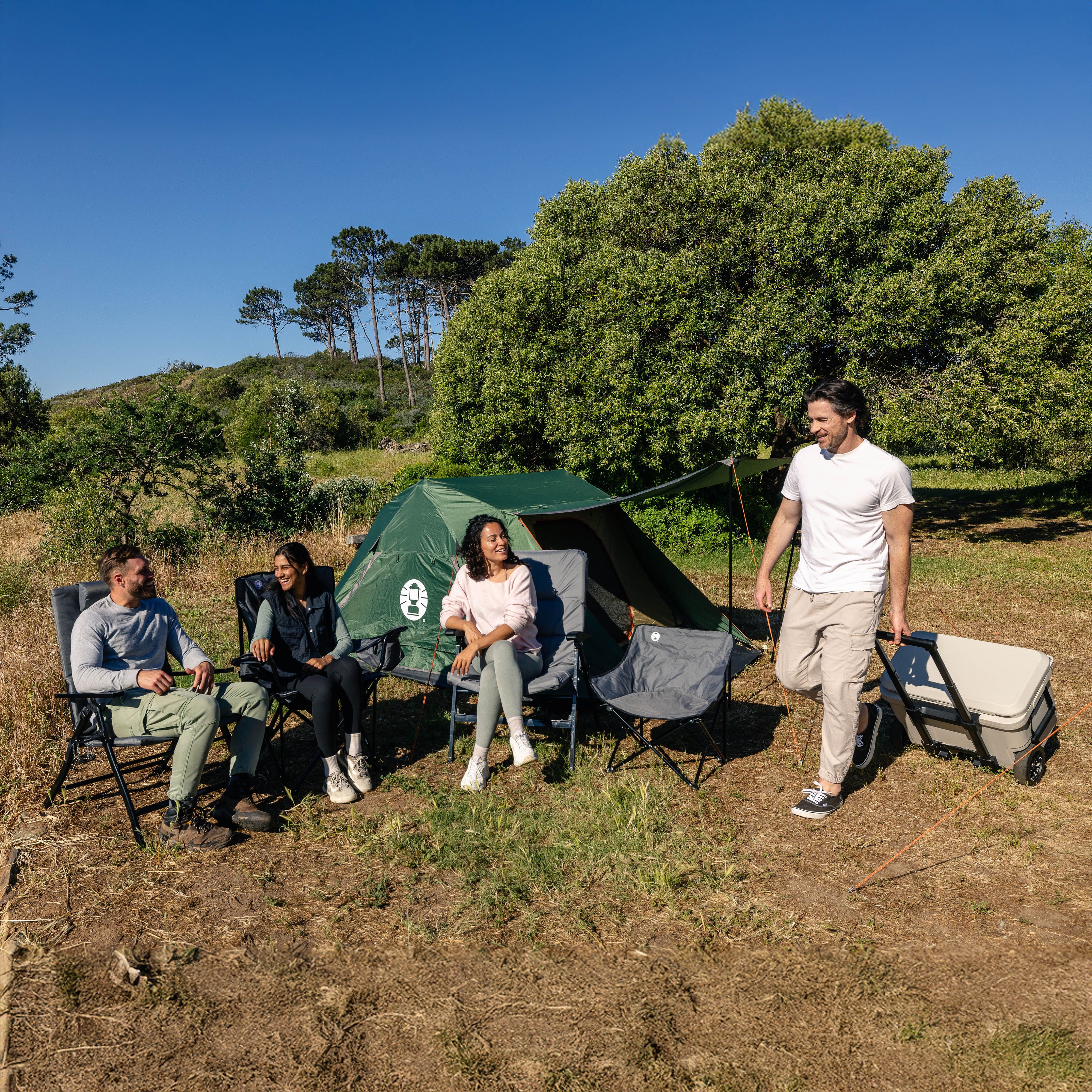 Coleman Kickback Grey Foldable Camping chair