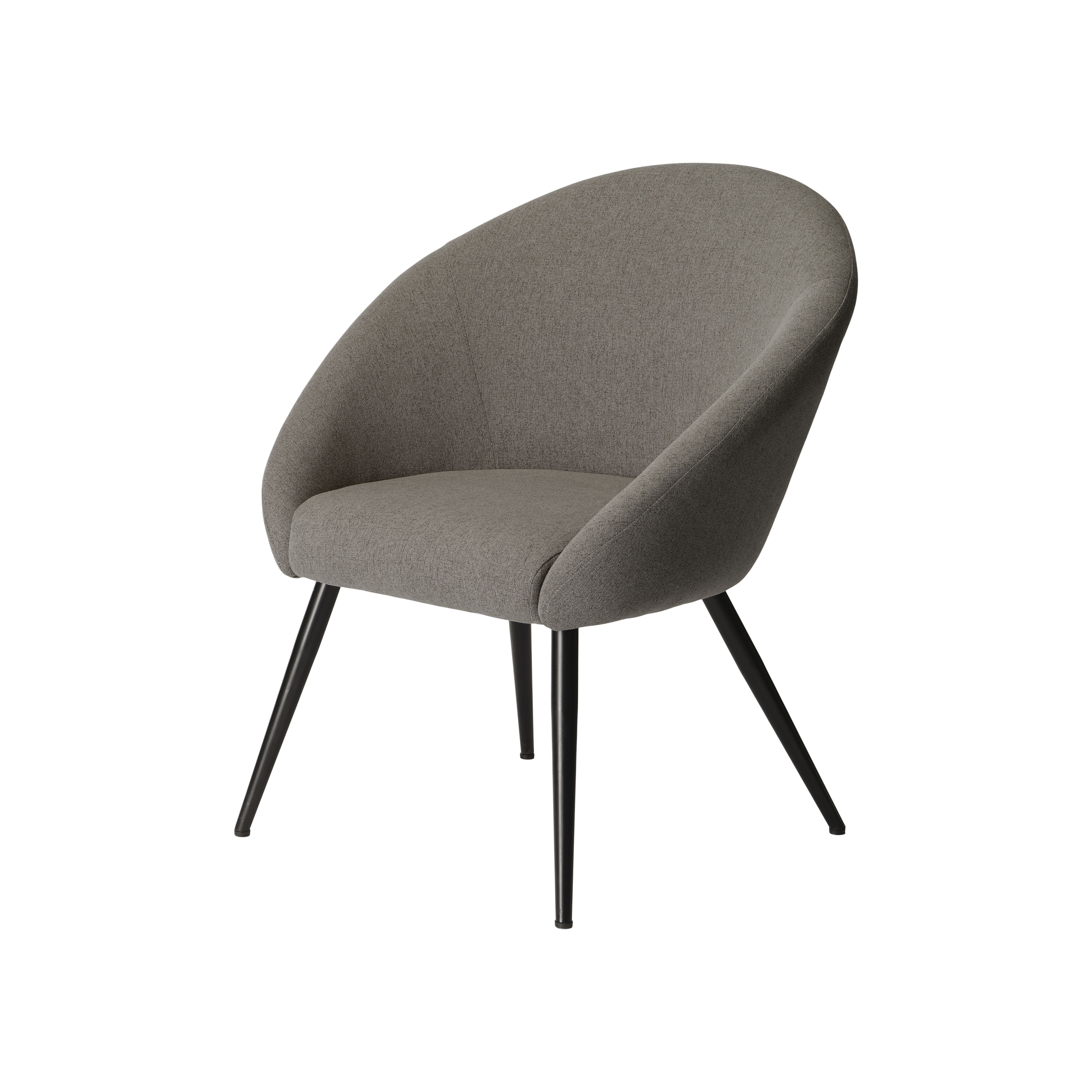 Colenso Dark grey Linen effect Relaxer chair H 845mm W 730mm D