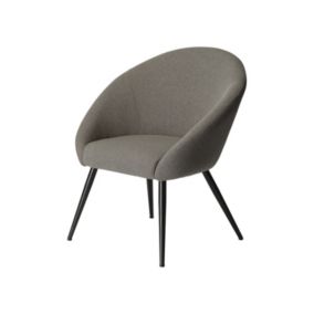 Colenso Dark grey Linen effect Relaxer chair (H)845mm (W)730mm (D)665mm