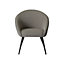 Colenso Dark grey Linen effect Relaxer chair (H)845mm (W)730mm (D)665mm