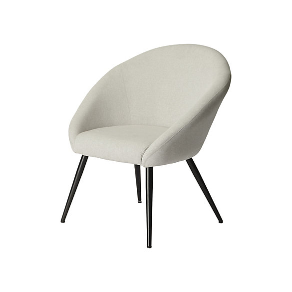Colenso Light grey Linen effect Relaxer chair (H)845mm (W)730mm (D)665mm | DIY at B&Q