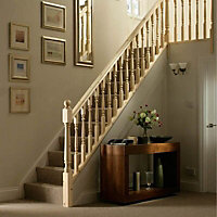 Colonial Pine Rounded 32mm Banister project kit, (L)3.6m