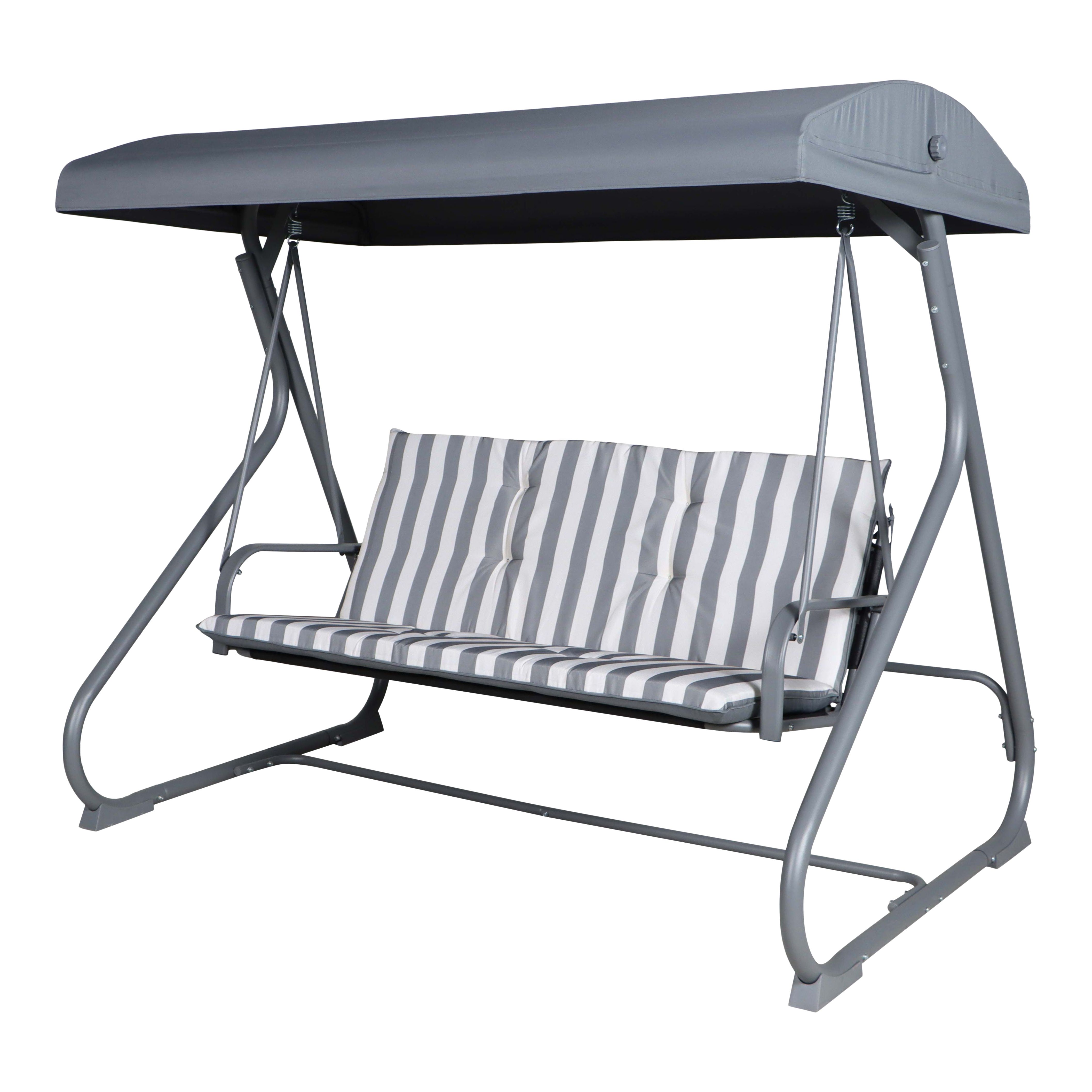 Colorado Steel Grey 2 seater Swing bench