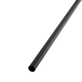Colorail Black Steel Round Tube, (L)0.91m (Dia)19mm