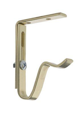 Colorail Brass effect Steel Rail centre bracket (Dia)25mm