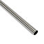 Colorail Brushed Stainless steel Round Tube, (L)0.91m (Dia)25mm
