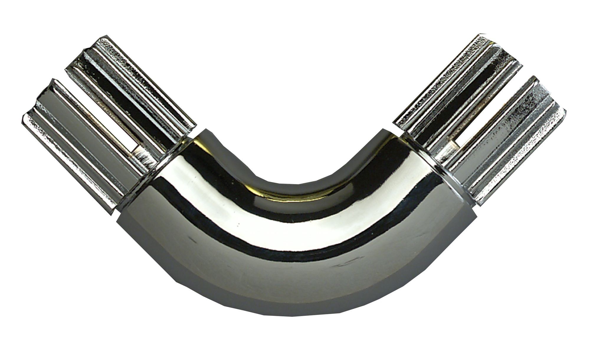 Colorail Chrome effect Metal Elbow joiner (Dia)19mm
