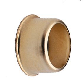 Colorail Invisifix Brass effect Steel Rail centre socket (Dia)19mm, Pack of 2