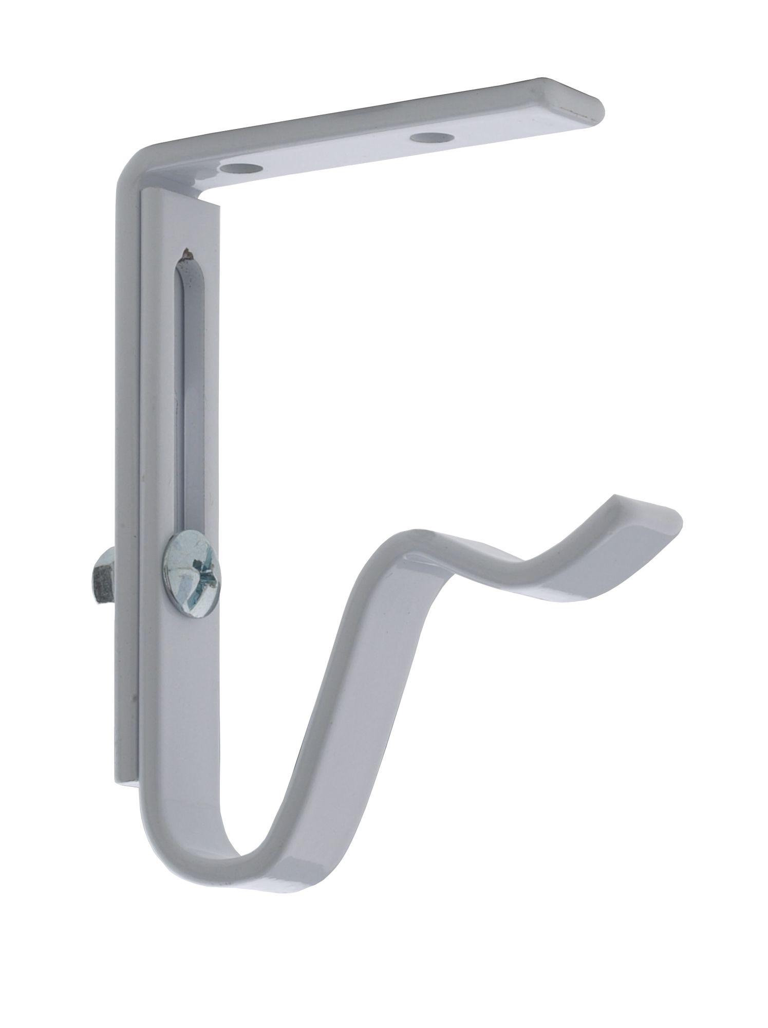 Colorail White Steel Rail centre bracket (Dia)25mm