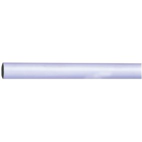 Colorail White Steel Round Tube, (L)1.22m (Dia)19mm