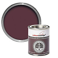 colourcourage Dark aubergine Matt Emulsion paint, 125ml