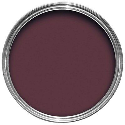 colourcourage Dark aubergine Matt Emulsion paint, 125ml