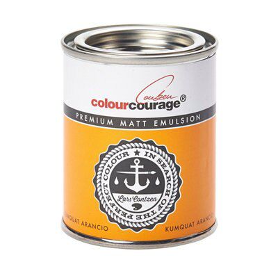 colourcourage Kumquat arancio Matt Emulsion paint, 125ml