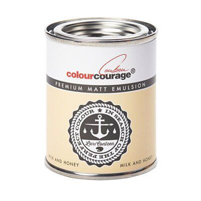 colourcourage Milk & honey Matt Emulsion paint, 125ml