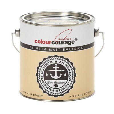 colourcourage Milk & honey Matt Emulsion paint, 2.5L
