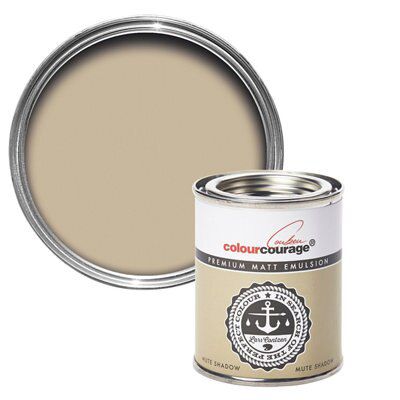 colourcourage Mute shadow Matt Emulsion paint, 125ml