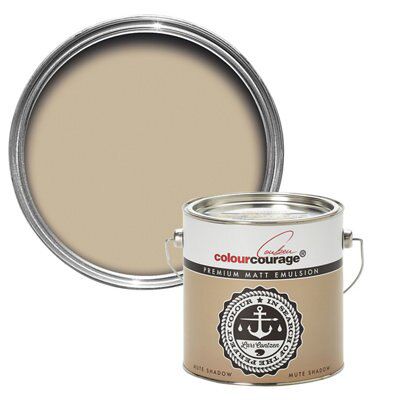 colourcourage Mute shadow Matt Emulsion paint, 2.5L