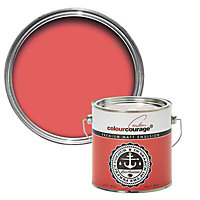 colourcourage Salt red Matt Emulsion paint, 2.5L