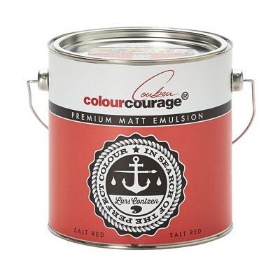 colourcourage Salt red Matt Emulsion paint, 2.5L