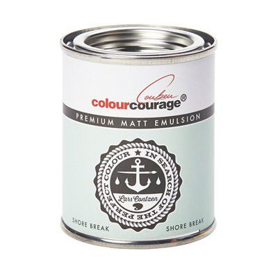 colourcourage Shore break Matt Emulsion paint, 125ml