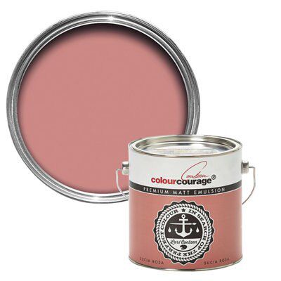 colourcourage Sucia rosa Matt Emulsion paint, 2.5L