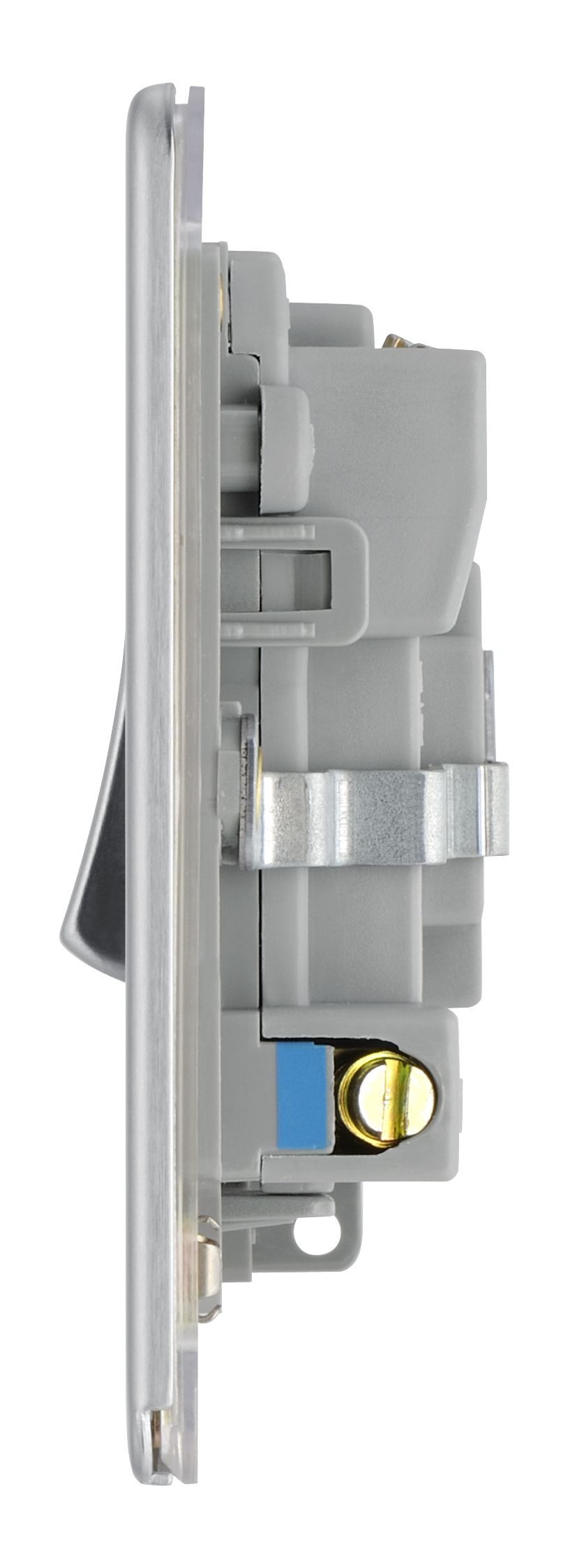 Colours 13A 1 gang Flat profile Switched Fused connection unit