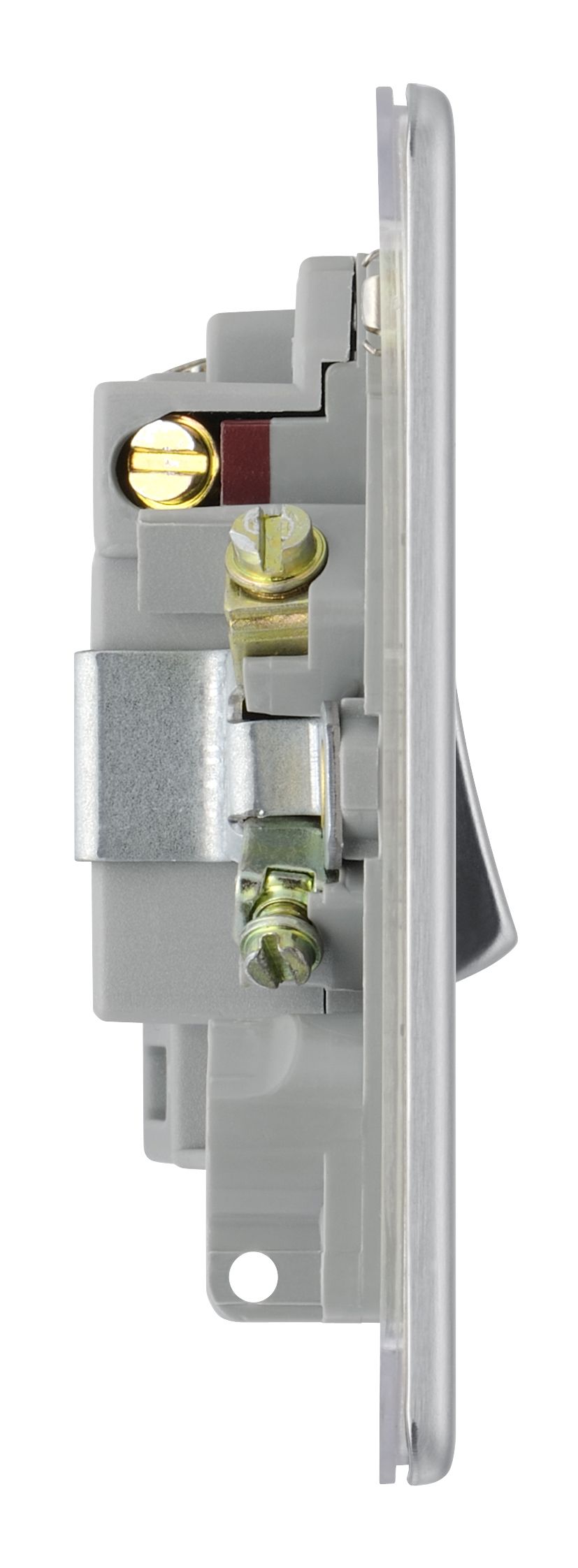 Colours 13A 1 gang Flat profile Switched Fused connection unit