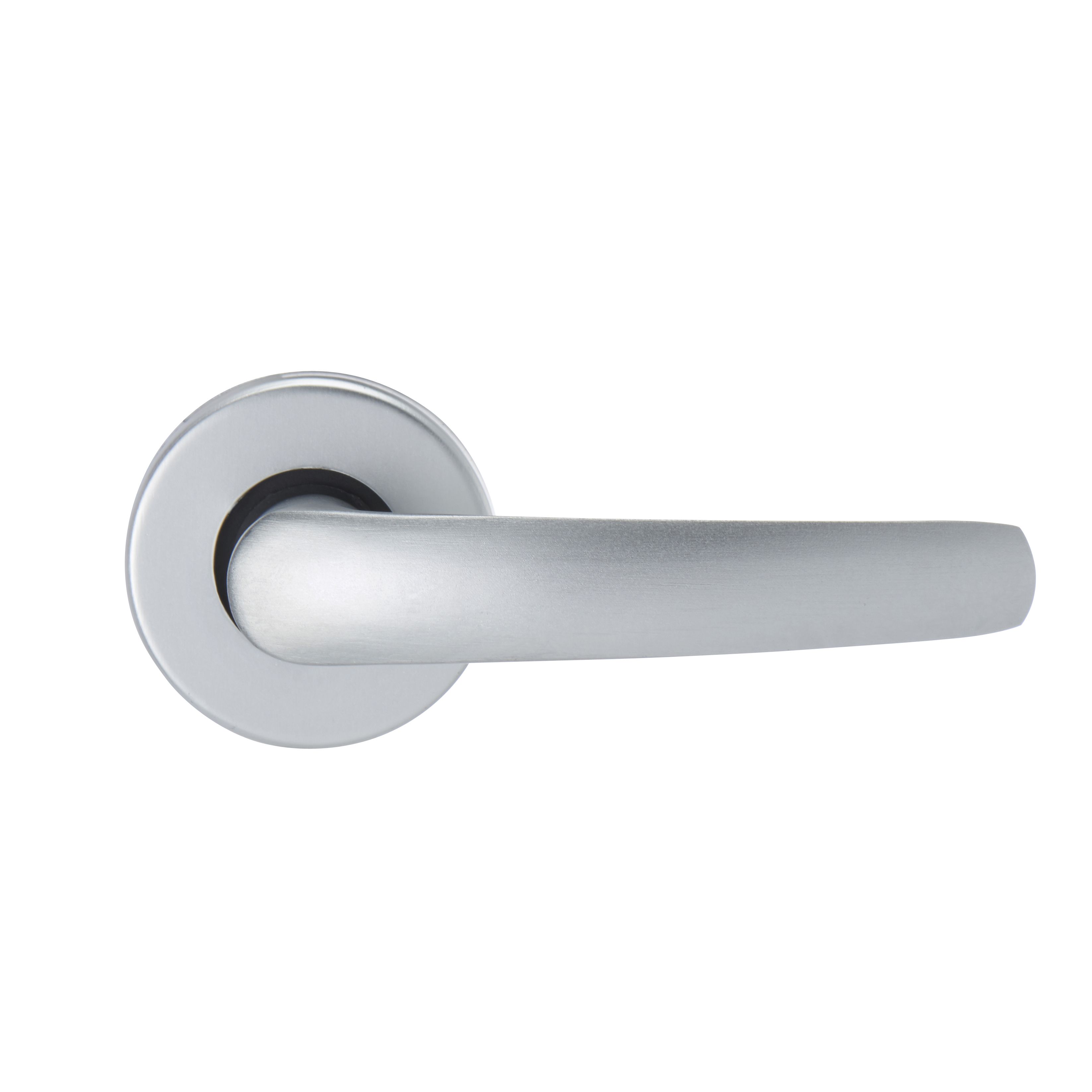 Colours Abla Stainless Steel Effect Aluminium Straight Latch Door Handle L109mm Diy At Bandq 2026