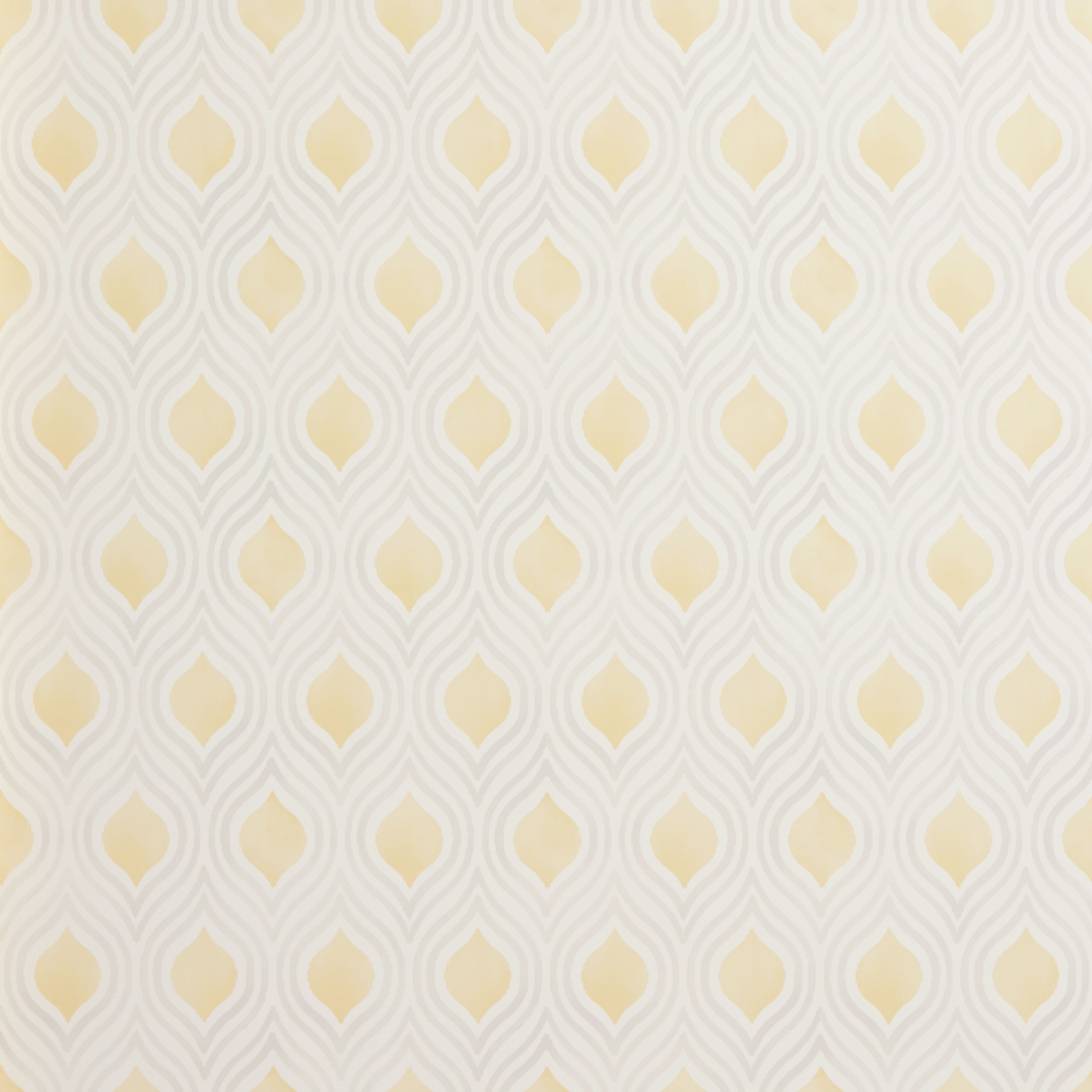 Colours Ailsa Soft lemon Geometric Smooth Wallpaper Sample
