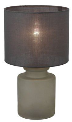Colours Aitkin Grey Table lamp