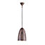 Colours Akita Moroccan Steel Antique copper effect Ceiling light