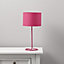 Colours Alexa Matt Pink Table lamp