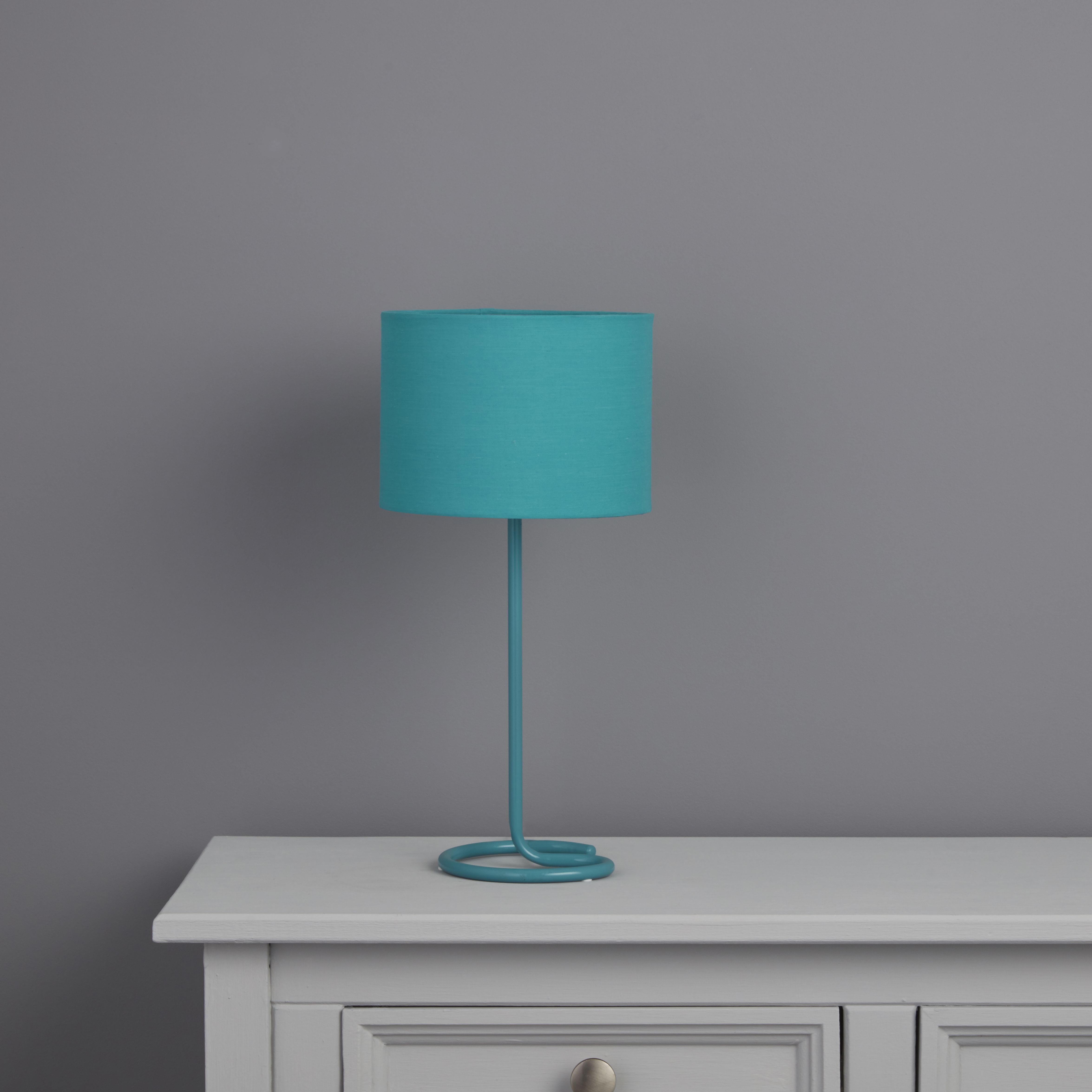 Colours Alexa Matt Sky blue Table lamp