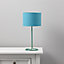 Colours Alexa Matt Sky blue Table lamp