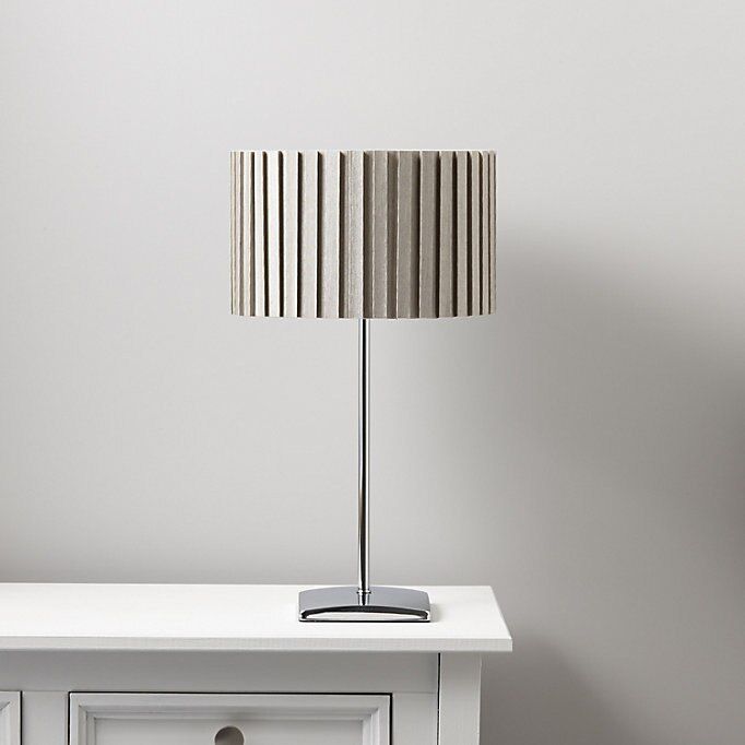 Colours Alita Matt Chrome effect Table lamp