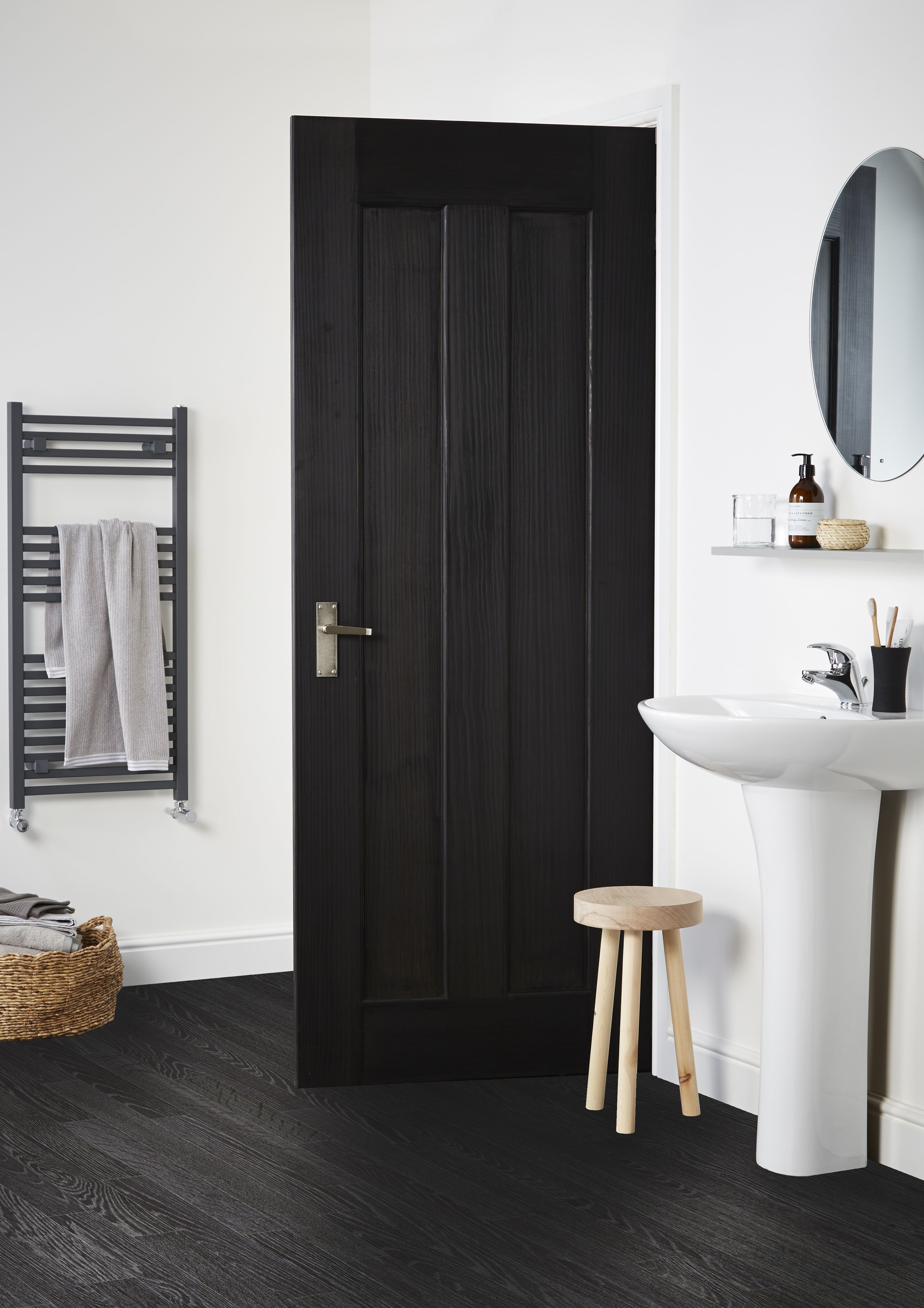 Colours Alizia Black Vinyl flooring