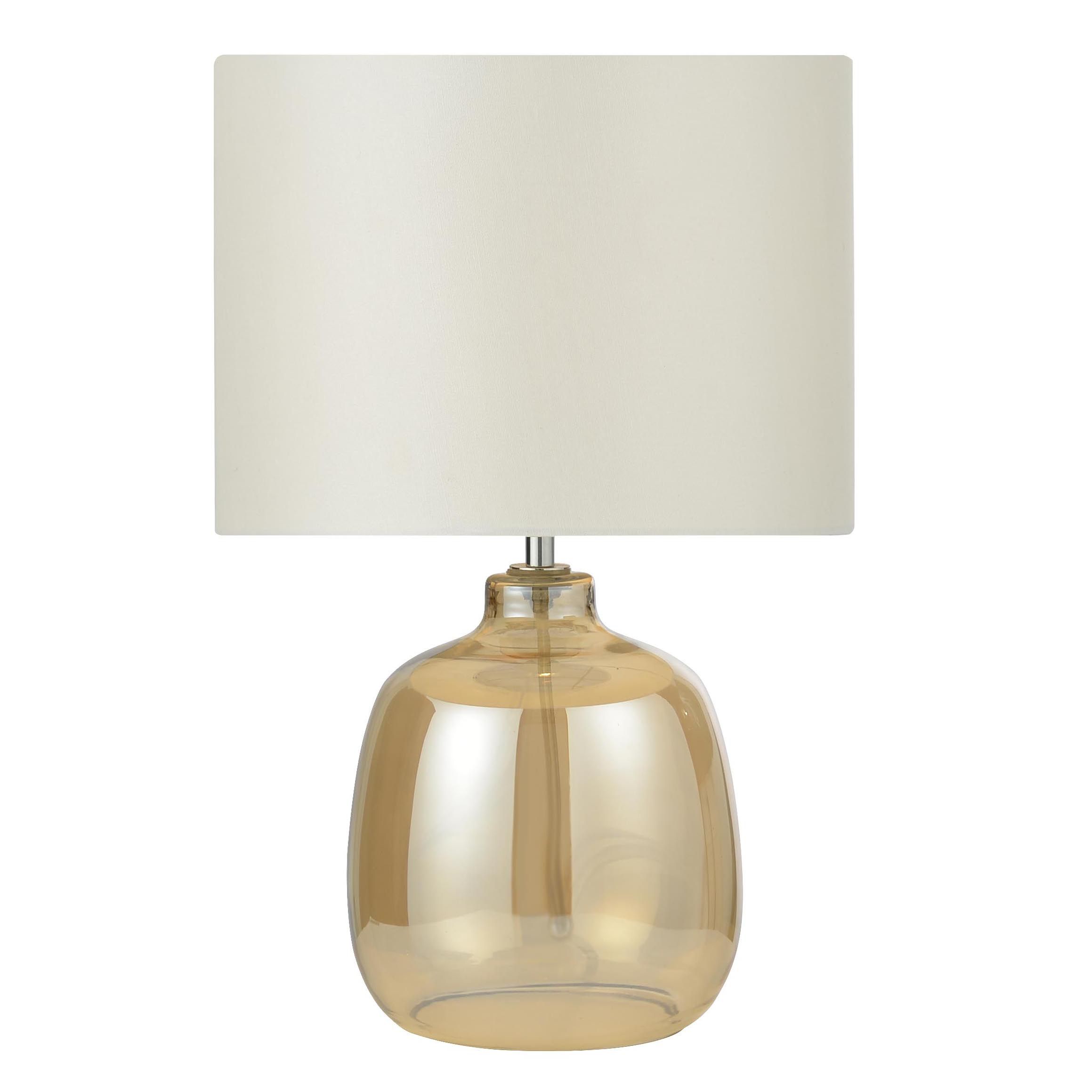 Colours Alphie Matt Champagne Table lamp