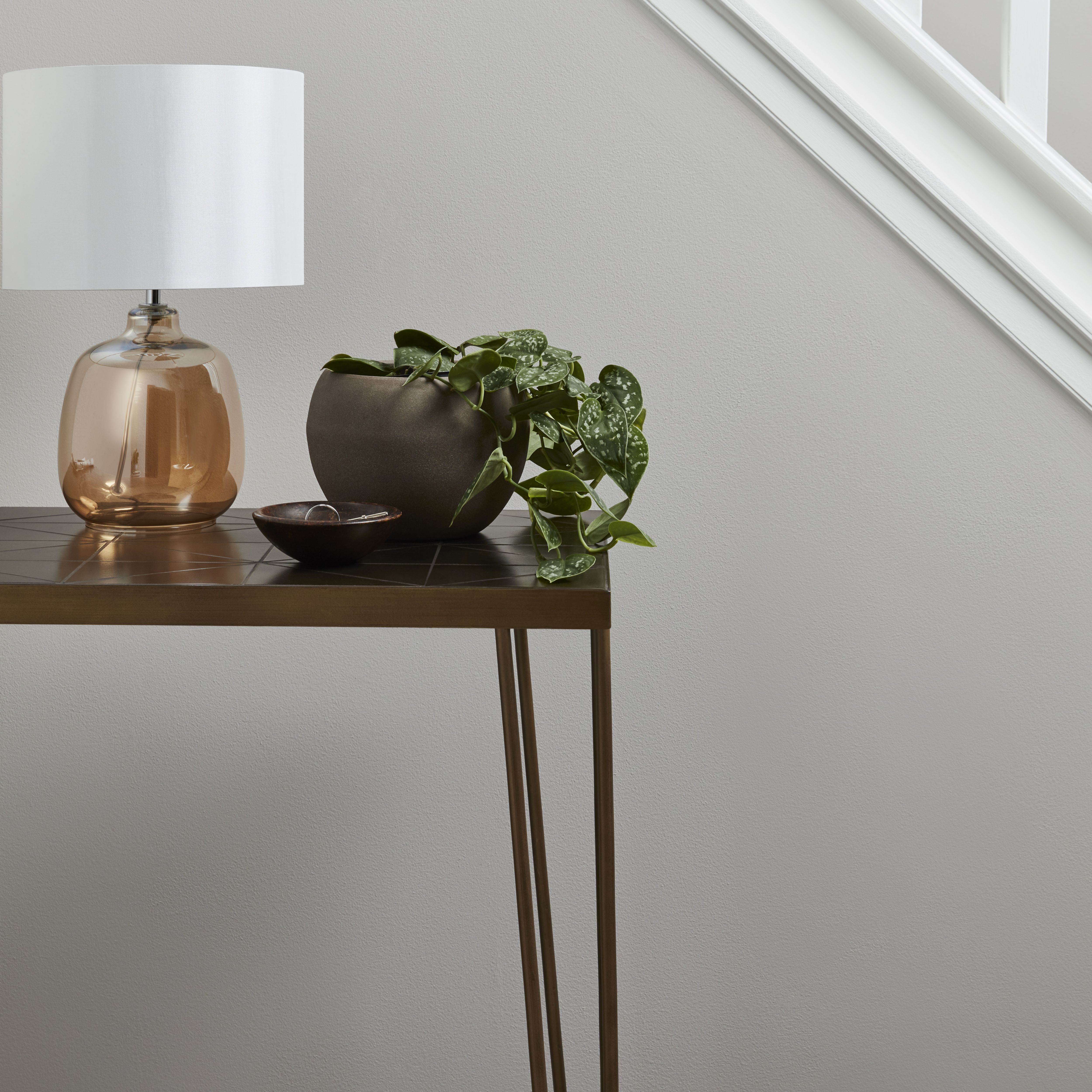 Colours Alphie Matt Champagne Table lamp